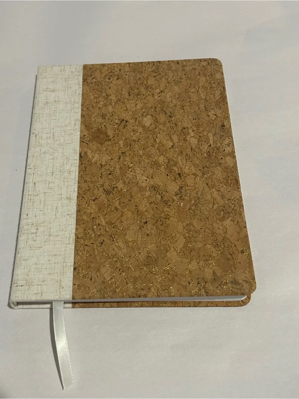 New Hardcover Journal Cork Cardboard Covers 200 Lined Pages Vietnam Page Marker